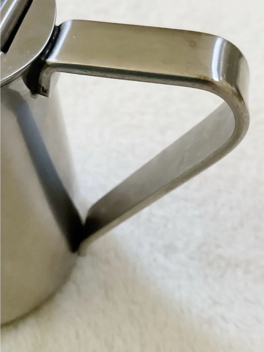 Vintage Alessi 4071 Creamer Pitcher 18/8 Stainless Steel Italy Modernist